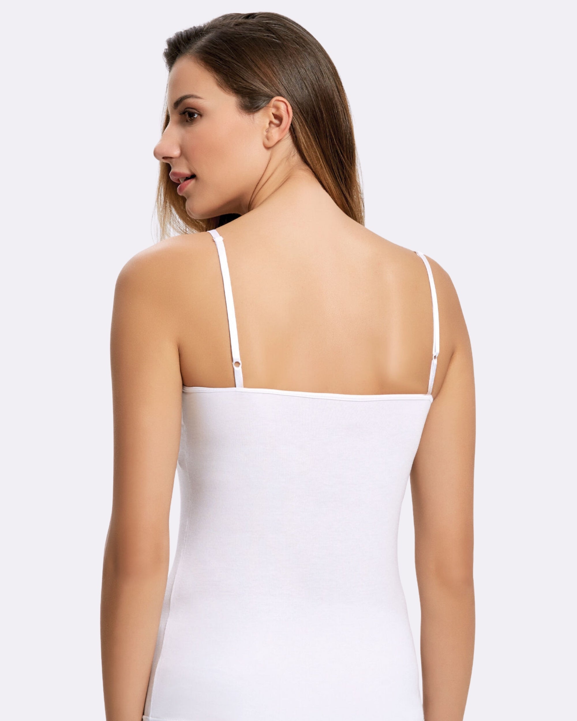 Pamuklu Kadın Elastan Ayarlanabilir Askılı Atlet 2306