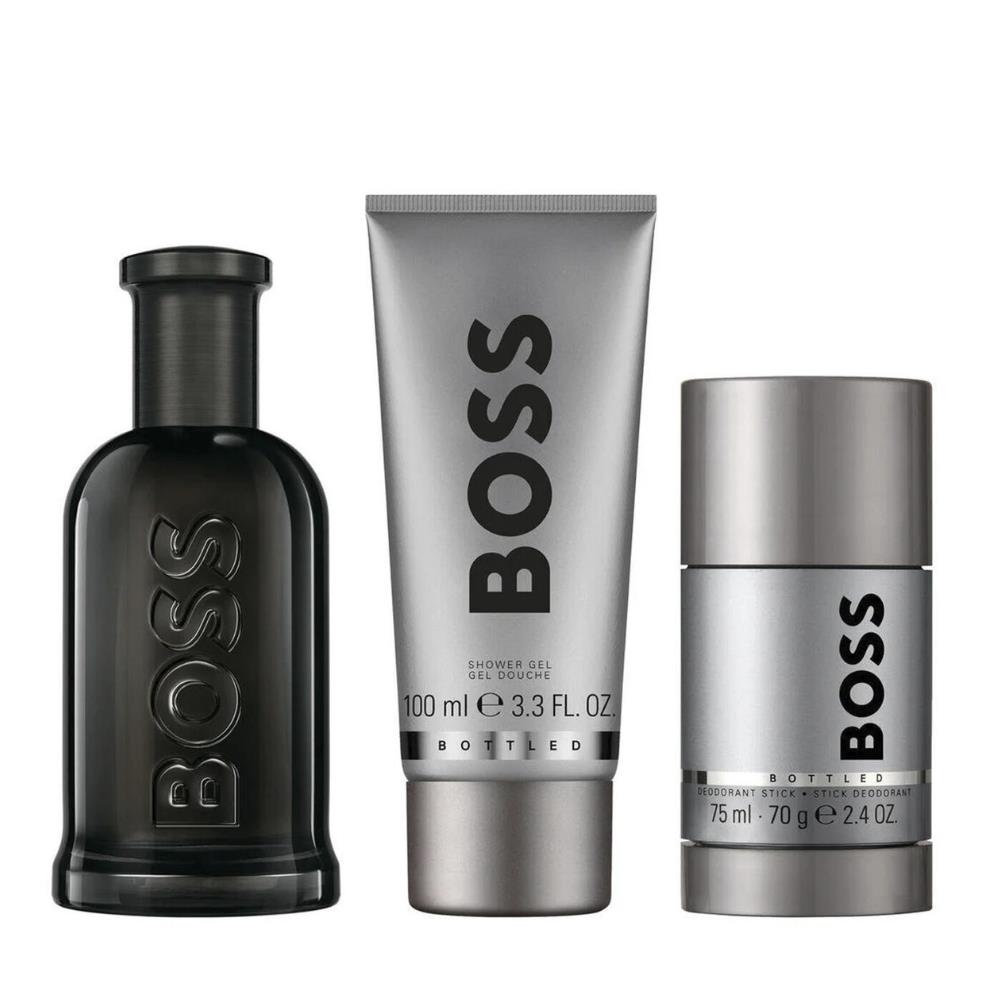 Hugo Boss Bottled Parfum 100 ml+Shower Gel 100 ml+Deostick 75 ml Erkek Parfüm Seti