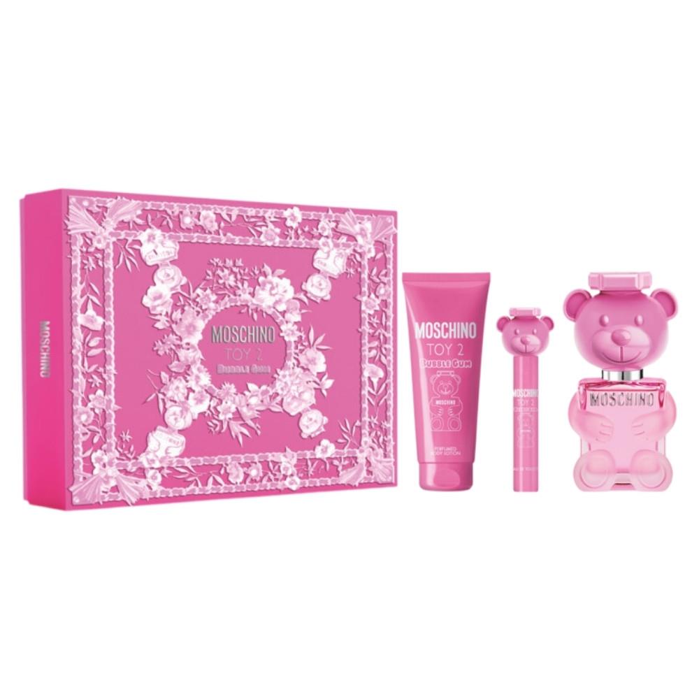 Moschino Toy 2 Bubble EDT 100 ml+EDT 10 ml+100 ml Body Lotion Kadın Parfüm Seti