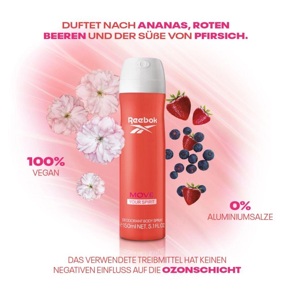 Reebok Move Your Spirit 150 ml Kadın Deodorantı
