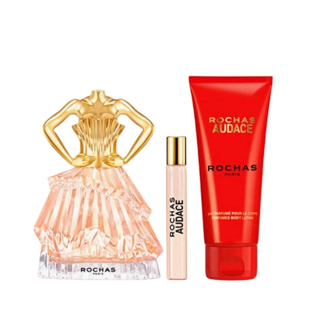 Rochas Audace EDP 90 ml+EDP 7,5 ml+Perfumed Body Lotion 100 ml Kadın Parfüm Seti