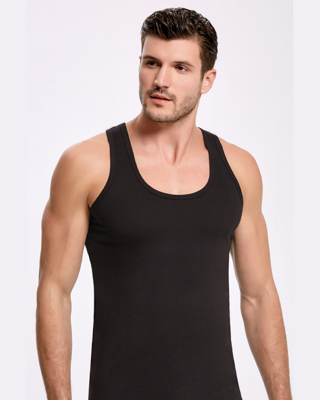 Pamuklu Erkek Atlet Rahat Kesim Penye Kumaş 1001