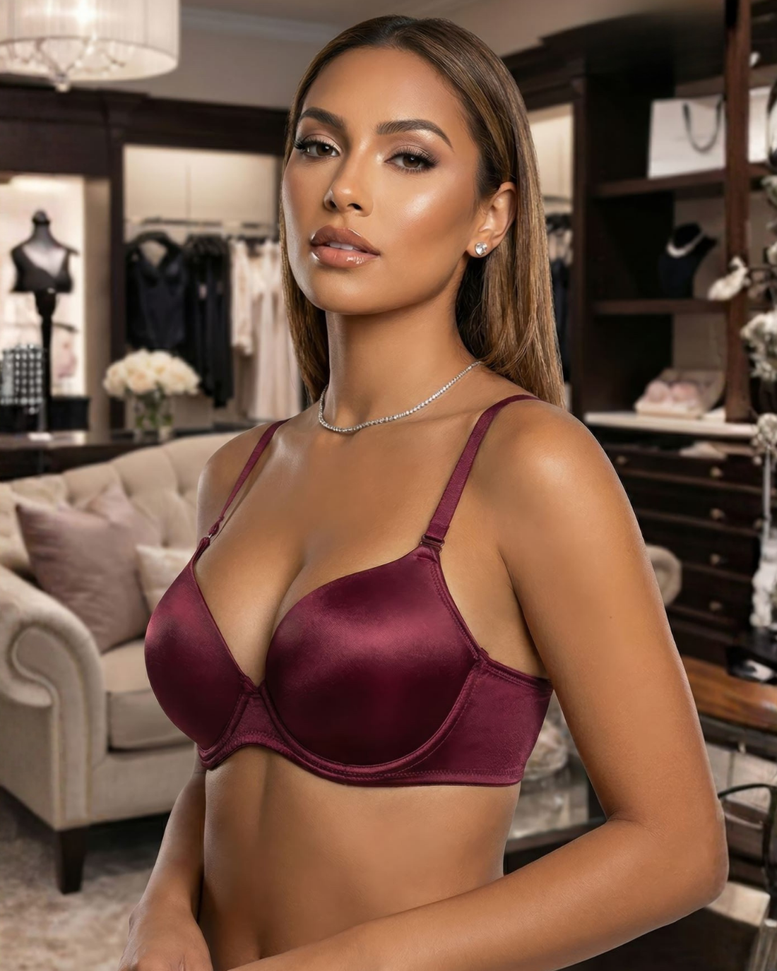 Clara 2 Beden Büyüten Push-Up Sütyen