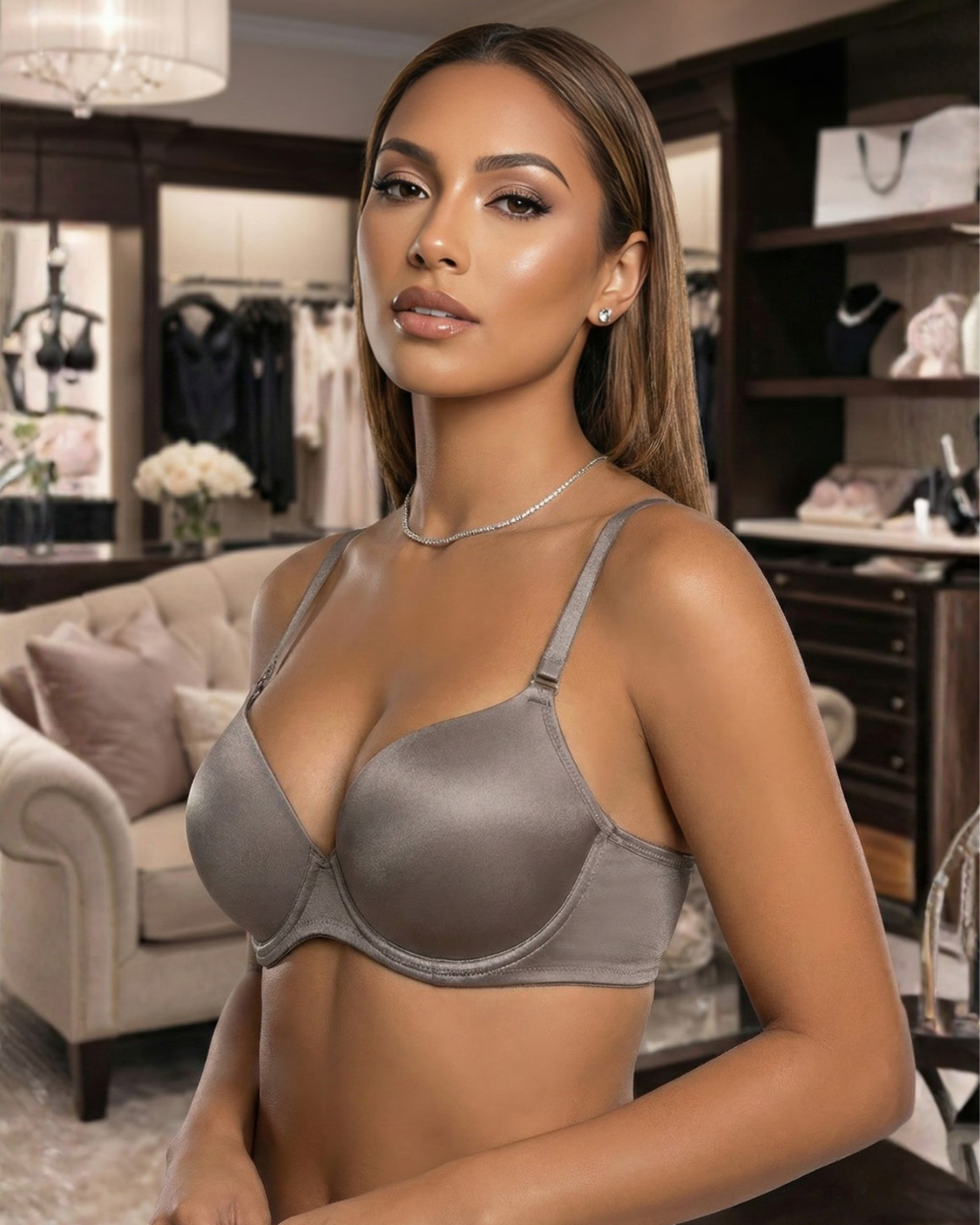 Clara 2 Beden Büyüten Push-Up Sütyen
