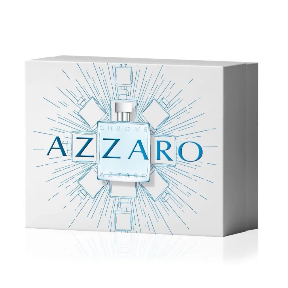 Azzaro Chrome 75 ml Shampoo+EDT 100 ml+EDT 10 ml Erkek Parfüm Seti