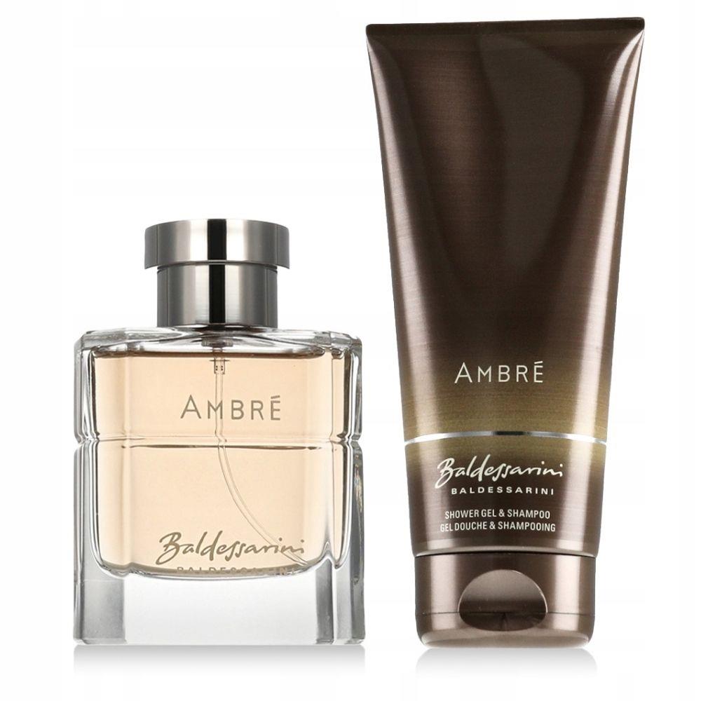 Baldessarini Ambre EDT 50 ml + Shower Gel &amp; Shampoo 200 ml Erkek Parfüm Seti