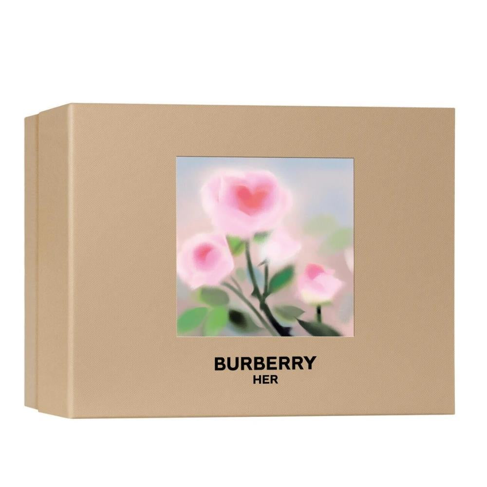 Burberry Her EDP 100 ml+EDP 10 ml+Body Lotion 75 ml Kadın Parfüm Seti