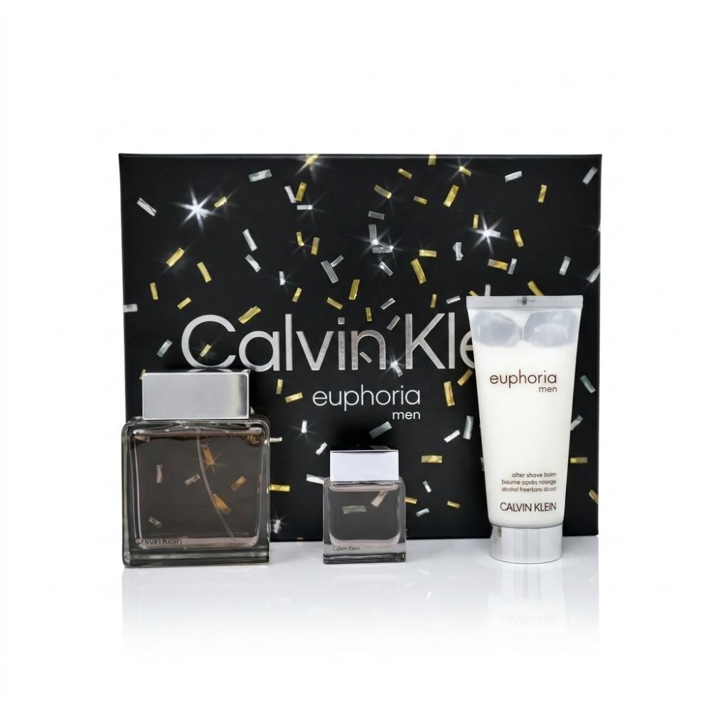 Calvin Klein Euphoria Edt 100 ml + Edt 15 ml+ After Shave 100 ml Erkek Parfüm Seti