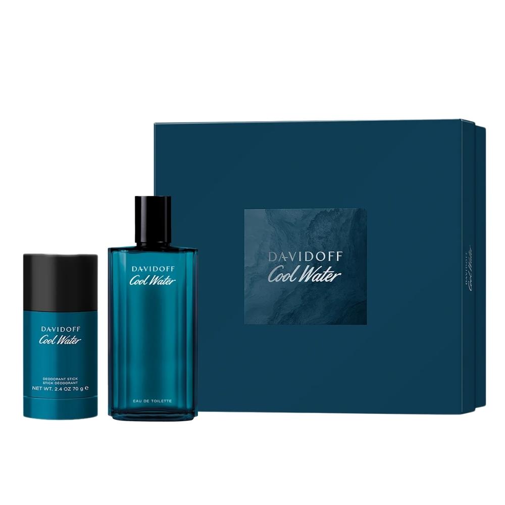 Davidoff Cool Water EDT 75 ml+Deostick 70 g Erkek Parfüm Seti
