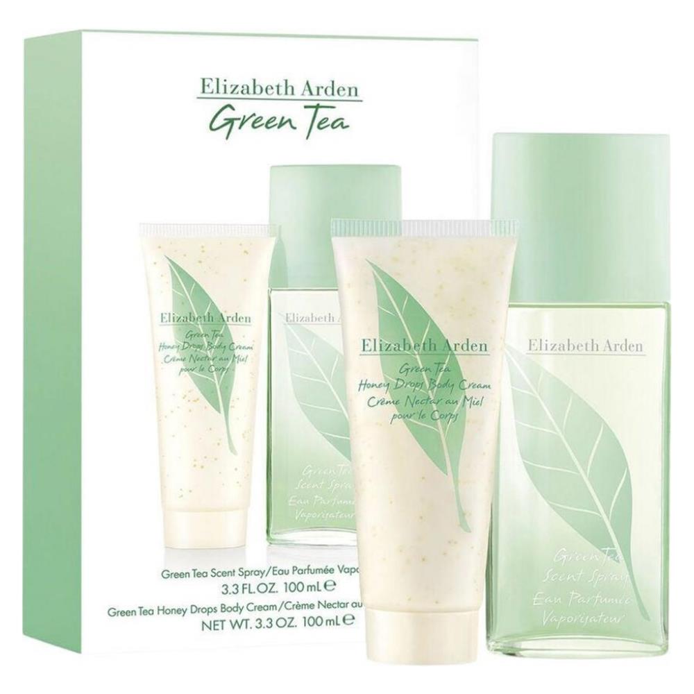 Elizabeth Arden Green Tea EDP 100 ml+Honey Drops Body Cream Kadın Parfüm Seti