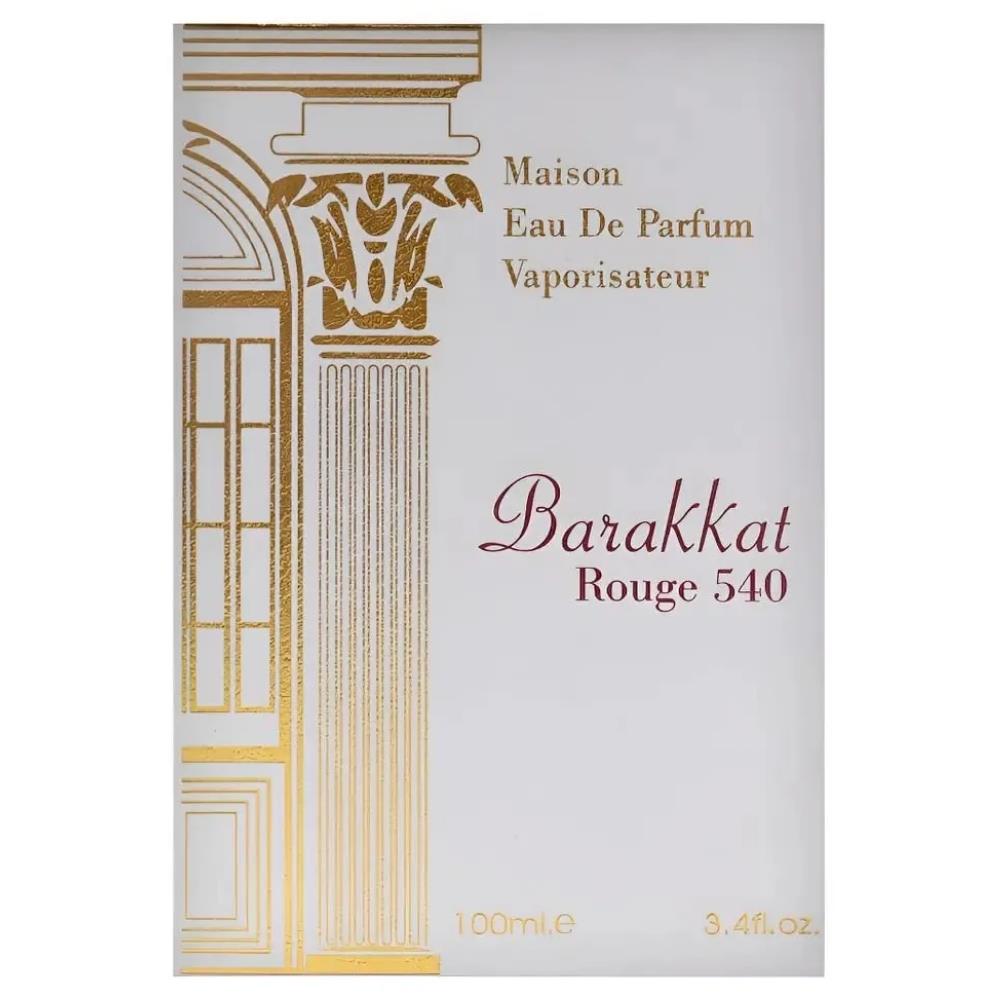 Fragrance World Barakkat Rouge 540 EDP 100 ml Unisex Parfüm