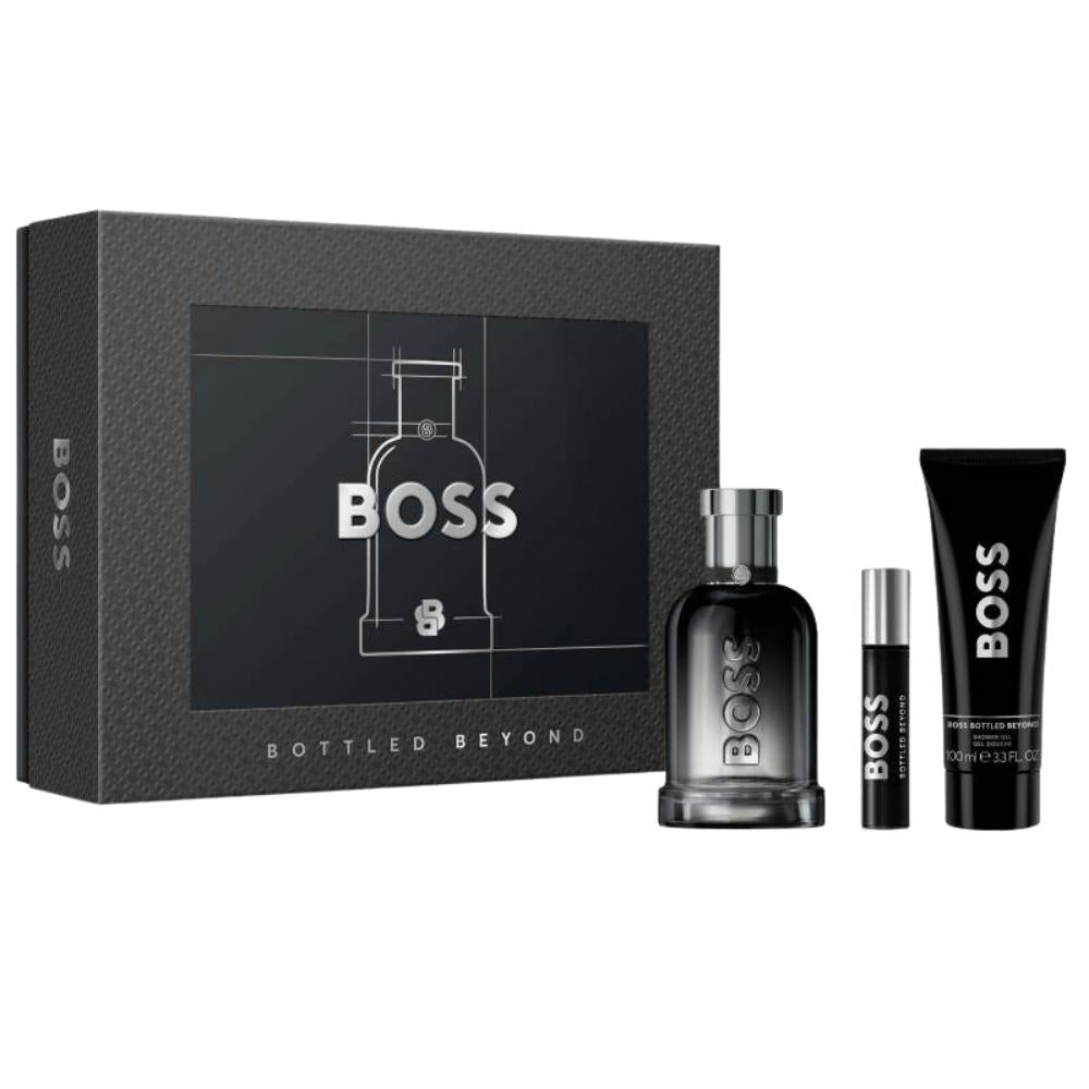 Hugo Boss Bottled Beyond EDP 100 ml + EDP 10 ml + Shower Gel 100 ml Erkek Parfüm Seti