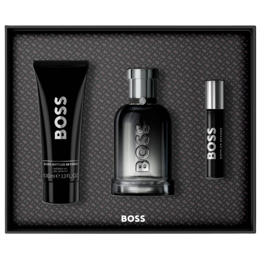 Hugo Boss Bottled Beyond EDP 100 ml + EDP 10 ml + Shower Gel 100 ml Erkek Parfüm Seti