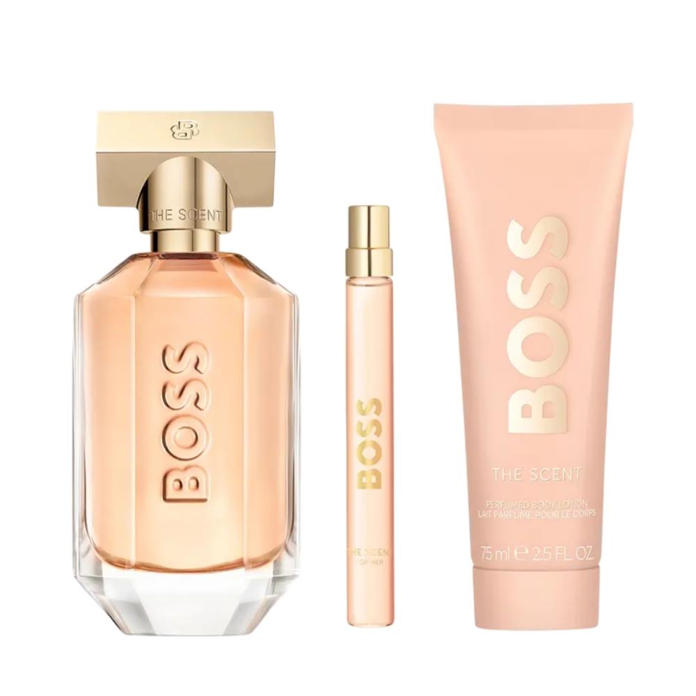 Hugo Boss The Scent EDP 100 ml+EDP 10 ml+Perfumed Body Lotion 75 ml Kadın Parfüm Seti
