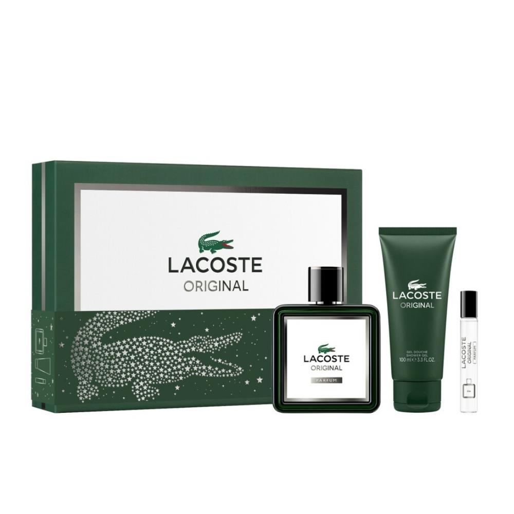 Lacoste Original Parfum 100 ml+7,5 ml+Shower Gel 100 ml Erkek Parfüm Seti