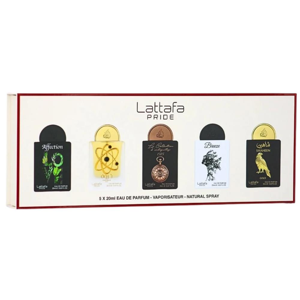 Lattafa Pride 5 x 20 ml EDP Gift Set Box 01 Unisex Parfüm Seti