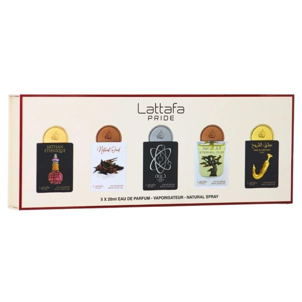 Lattafa Pride 5 x 20 ml EDP Gift Set Box 02 Unisex Parfüm Seti