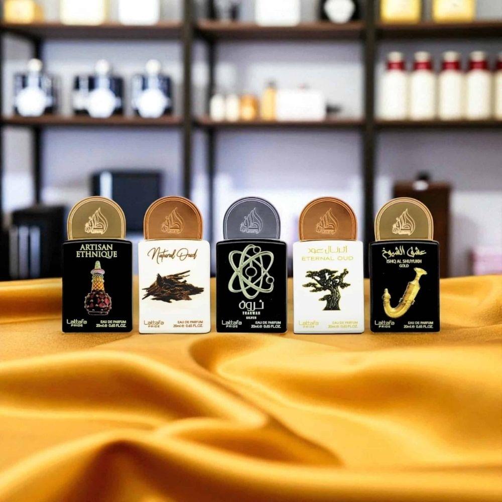 Lattafa Pride 5 x 20 ml EDP Gift Set Box 02 Unisex Parfüm Seti