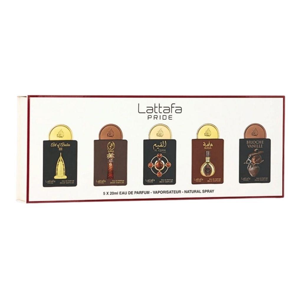Lattafa Pride 5 x 20 ml EDP Gift Set Box 04 Unisex Parfüm Seti