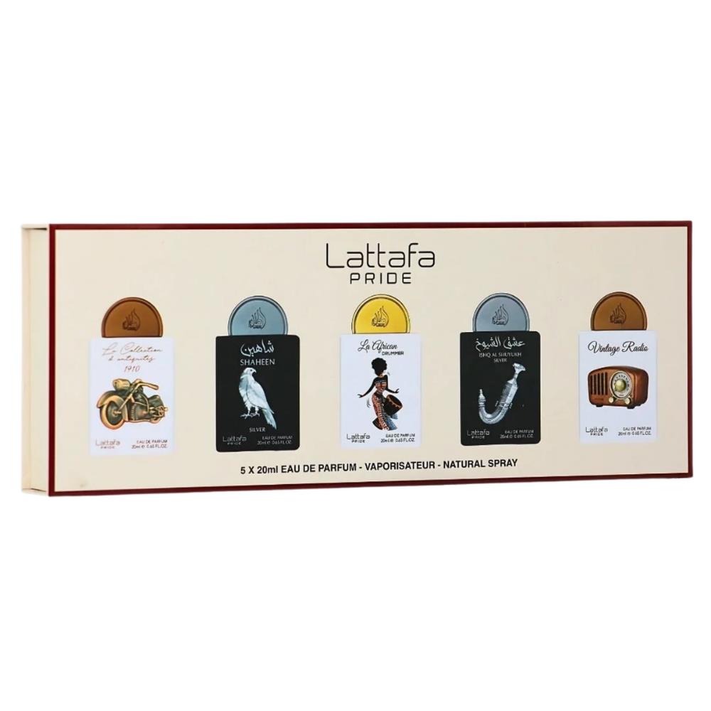 Lattafa Pride 5 x 20 ml EDP Gift Set Box 05 Unisex Parfüm Seti
