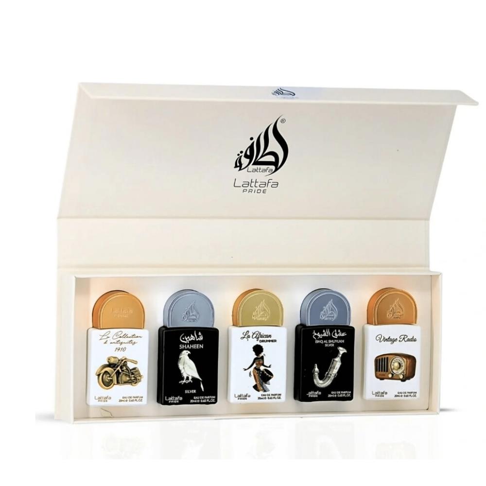 Lattafa Pride 5 x 20 ml EDP Gift Set Box 05 Unisex Parfüm Seti