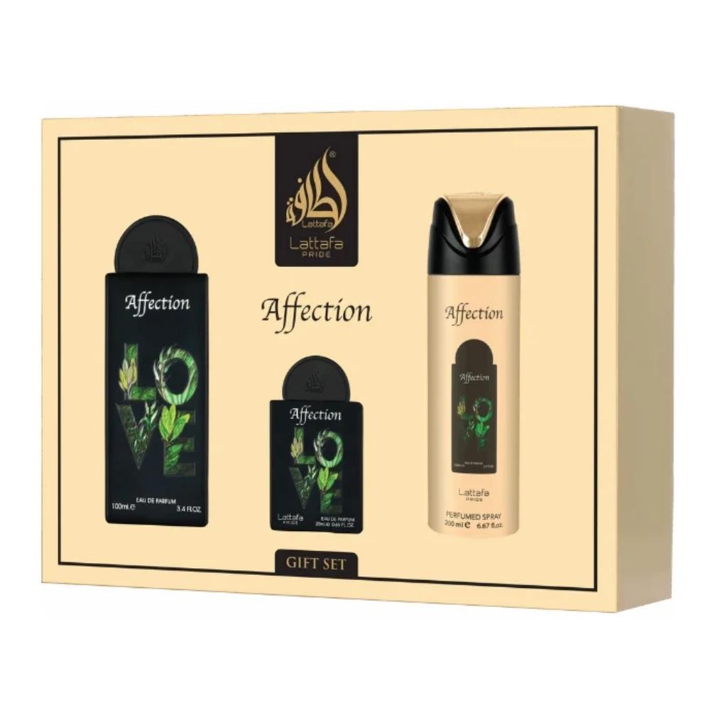 Lattafa Pride Affection EDP 100 ml + EDP 20 ml +  Deodorant 200 ml Unisex Parfüm Seti
