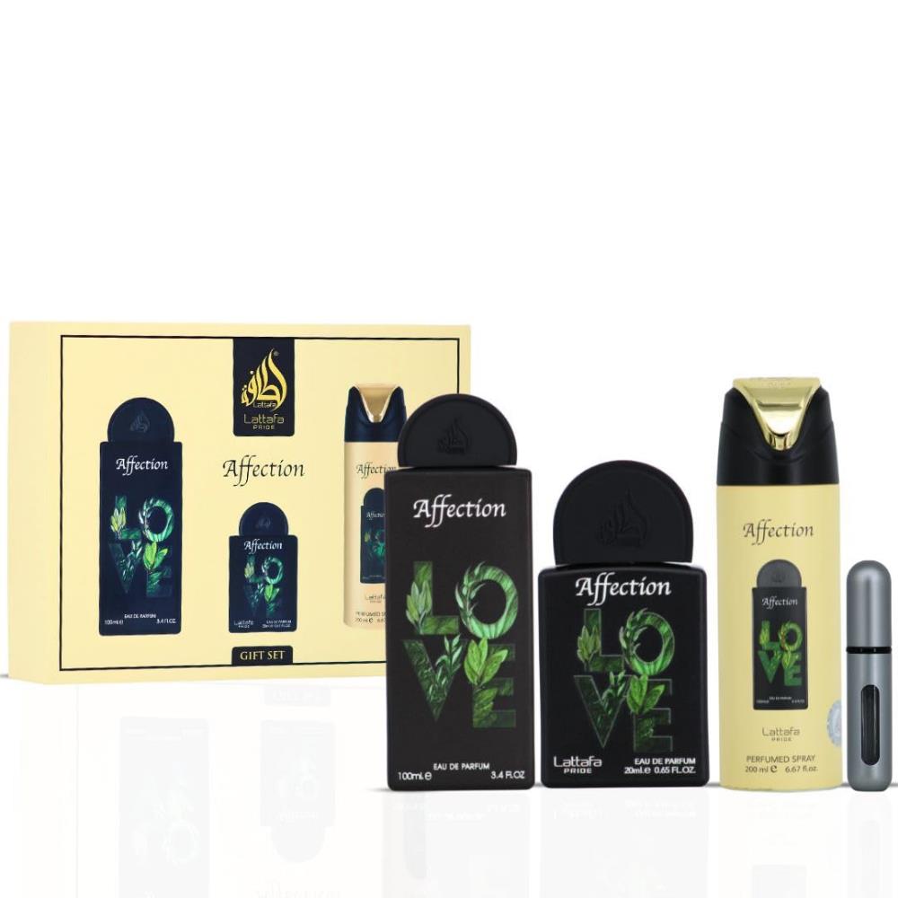Lattafa Pride Affection EDP 100 ml + EDP 20 ml +  Deodorant 200 ml Unisex Parfüm Seti