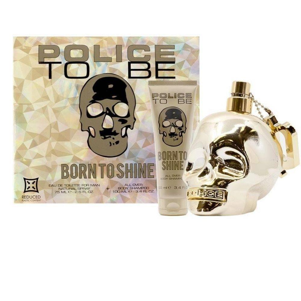 Police To Be Born To Shine EDT 75 ml+All Over Body Shampoo 100 ml Erkek Parfüm Seti