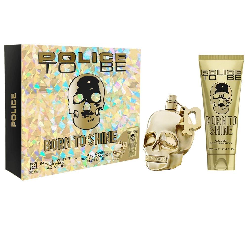 Police To Be Born To Shine EDT 40 ml+All Over Body Shampoo 100 ml Erkek Parfüm Seti