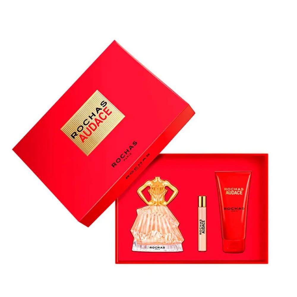 Rochas Audace EDP 90 ml+EDP 7,5 ml+Perfumed Body Lotion 100 ml Kadın Parfüm Seti