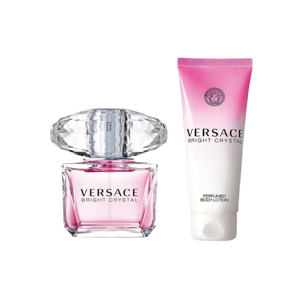 Versace Bright Crystal EDT 90 ml + Body Lotion 150 ml Kadın Parfüm Seti
