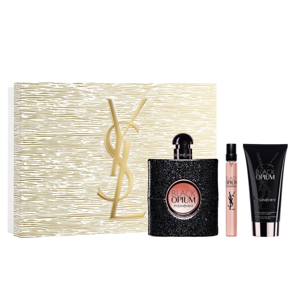 Yves Saint Laurent Black Opium EDP 90 ml + 10 ml + 50 ml Body Lotion Kadın Parfüm Seti